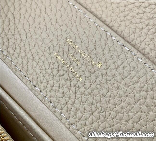 Grade Design Louis Vuitton Capucines East-West Mini Bag in Beige Taurillon leather M29608 2026