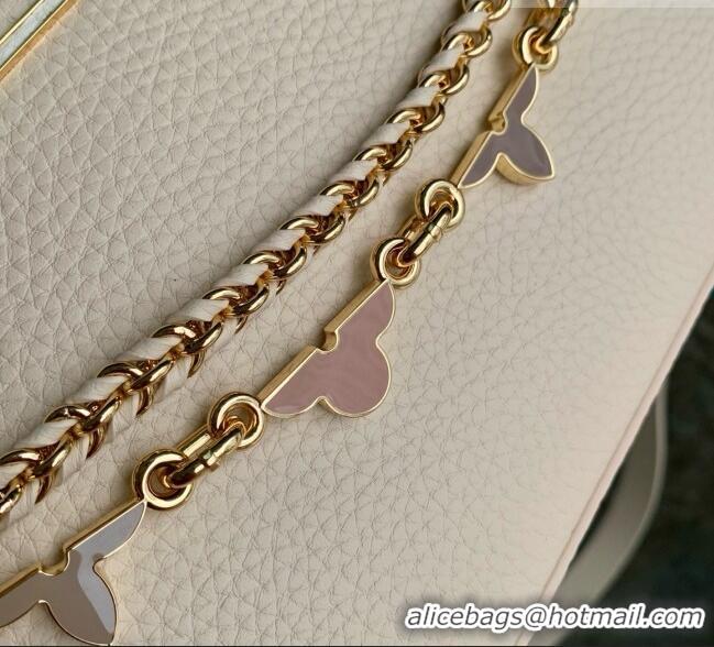 Shop Classic Louis Vuitton Capucines BB Bag in Beige Taurillon leather M29608 2026