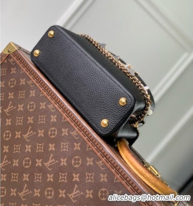 Most Popular Louis Vuitton Capucines BB Bag in Black Taurillon leather M29608 2026