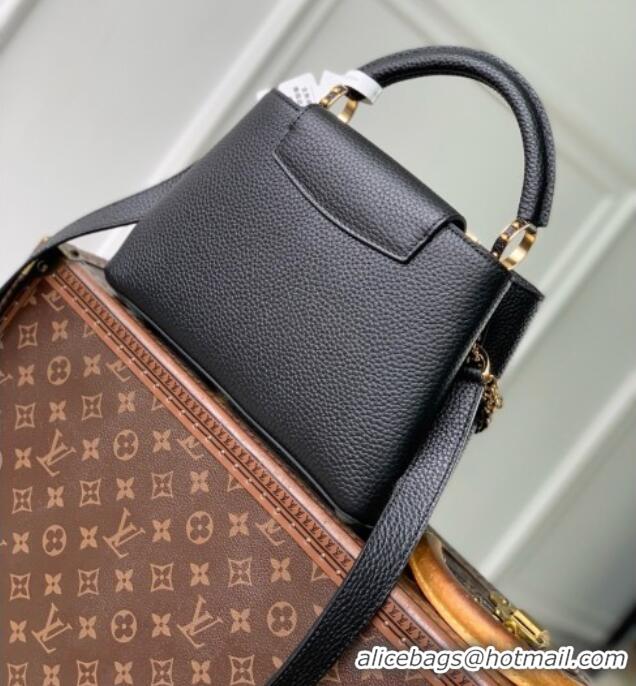 Most Popular Louis Vuitton Capucines BB Bag in Black Taurillon leather M29608 2026