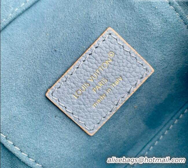 Top Quality Louis Vuitton Vanity Chain Pouch Bag in Blue Cowhide Leather M2A007 2026