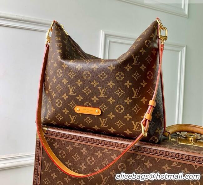 Luxurious Louis Vuitton Vagabond Hobo PM Bag in Monogram Canvas M29596 Brown 2026