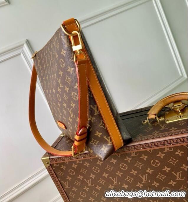 Luxurious Louis Vuitton Vagabond Hobo PM Bag in Monogram Canvas M29596 Brown 2026