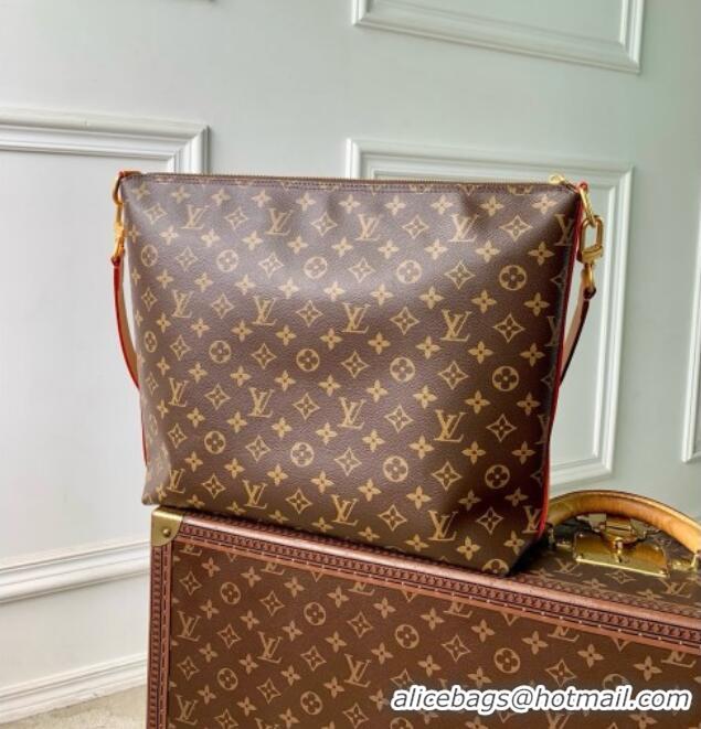 Luxurious Louis Vuitton Vagabond Hobo PM Bag in Monogram Canvas M29596 Brown 2026