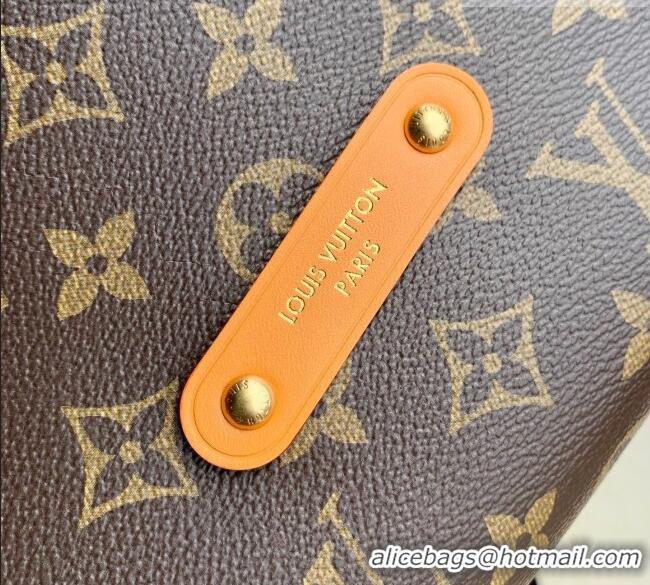 Luxurious Louis Vuitton Vagabond Hobo PM Bag in Monogram Canvas M29596 Brown 2026