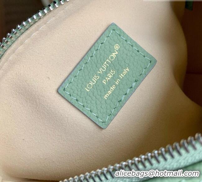 Promotional Louis Vuitton High Summer Nano Speedy Bag in Minty Green Cowhide Leather M2A387 2026