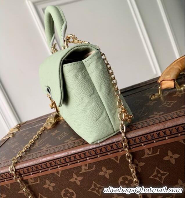 Low Cost Louis Vuitton Nano Madeleine Bag in Minty Green Cowhide Leather M29785 2026