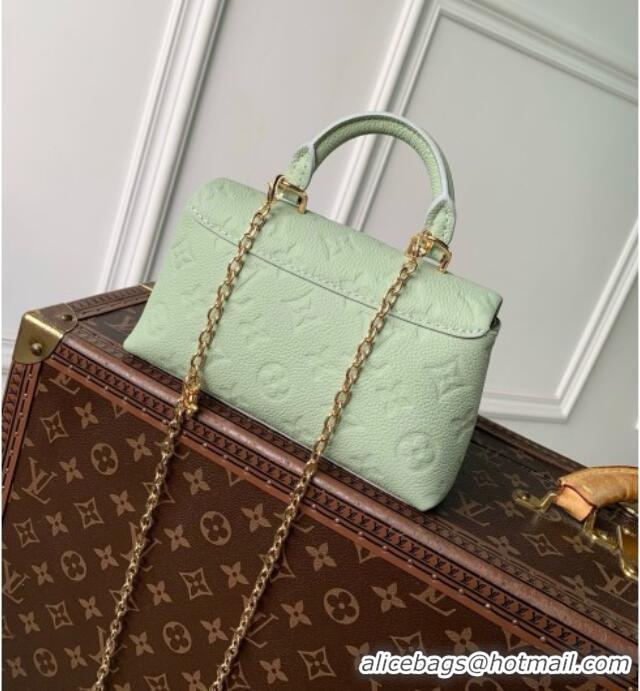 Low Cost Louis Vuitton Nano Madeleine Bag in Minty Green Cowhide Leather M29785 2026