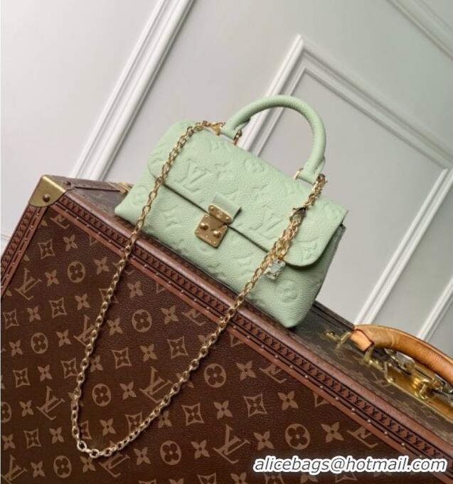 Low Cost Louis Vuitton Nano Madeleine Bag in Minty Green Cowhide Leather M29785 2026