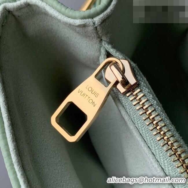 Luxury Cheap Louis Vuitton High Summer Pochette Métis East West Bag in Minty Green Cowhide Leather M2A339 2026