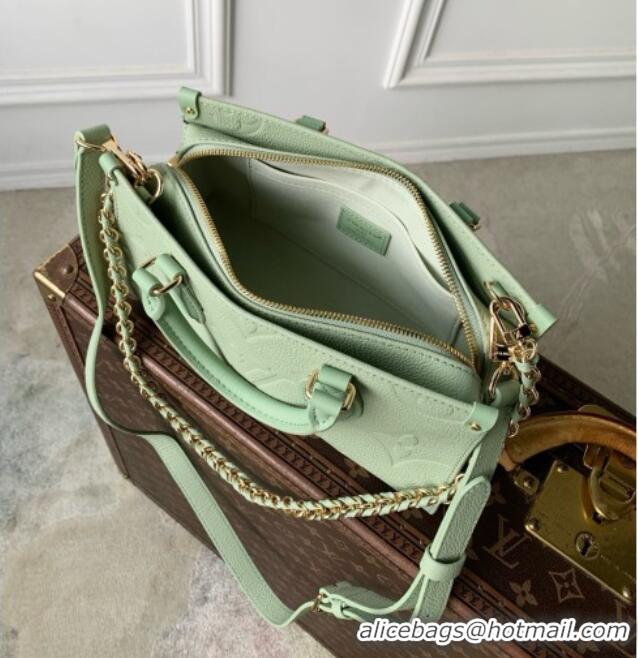 Buy Discount Louis Vuitton OnTheGo East-West Bag in Minty Green Cowhide Leather M2A338 2026
