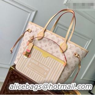 New Fashion Louis Vuitton New Neverfull Inside Out MM Bag in Monogram Dune Canvas M2A095 2026