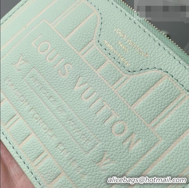Luxury Cheap Louis Vuitton Neverfull Inside Out BB Bag in Monogram Dune/Minty Green Cowhide Leather M2A465 2026