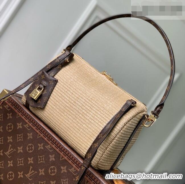 Famous Brand Louis Vuitton Express PM Bag in Raffia-effect textile Monogram Coated-canvas Trim M29552 2026