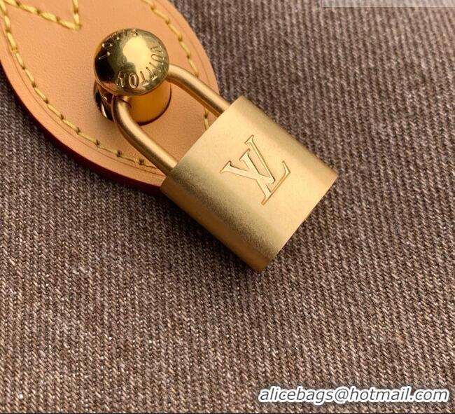 Top Grade Louis Vuitton Speedy 30 Bandoulière Bag in Coffee Bean Brown Denim M29170 2026