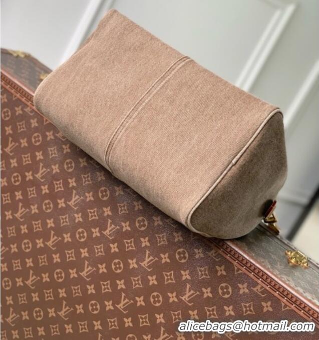 Top Grade Louis Vuitton Speedy 30 Bandoulière Bag in Coffee Bean Brown Denim M29170 2026