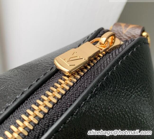 Famous Brand Louis Vuitton Multipass Bag in Saga Black Calfskin Leather M3A269 2026