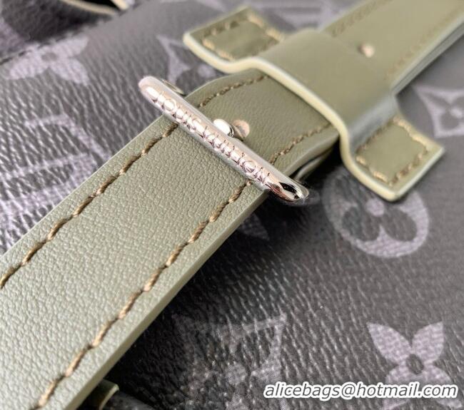 Market Sells Louis Vuitton Christopher MM Backpack in Monogram Eclipse Canvas M28633 Khaki Green/Black 2026