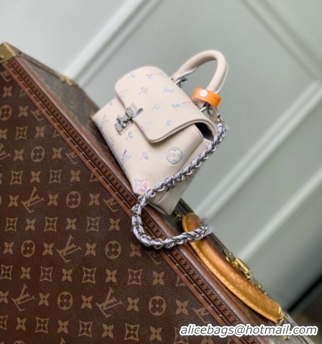 Famous Brand Louis Vuitton Nano Madeleine Bag in Monogram Empreinte Link Quartz Cowhide Leather M2A374 2026