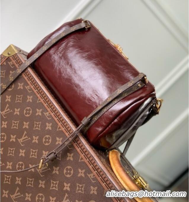 Top Grade Louis Vuitton Express PM Bag in Rouge Cowhide Leather M3A265 Burgundy 2026