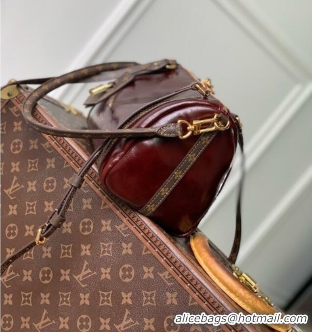 Top Grade Louis Vuitton Express PM Bag in Rouge Cowhide Leather M3A265 Burgundy 2026