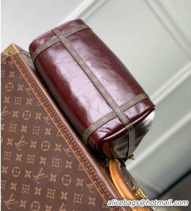 Top Grade Louis Vuitton Express PM Bag in Rouge Cowhide Leather M3A265 Burgundy 2026