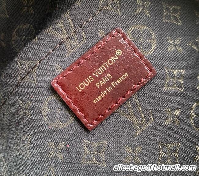 Top Grade Louis Vuitton Express PM Bag in Rouge Cowhide Leather M3A265 Burgundy 2026