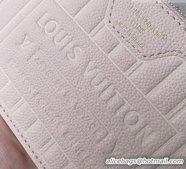 Good Quality Louis Vuitton Neverfull Inside Out BB Bag in Monogram Dune/Pink Cowhide Leather M2A466 2026