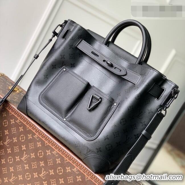 Grade Promotional Louis Vuitton Steamer 30 Bag in Black Monogram Midnight Canvas M2A253 2026