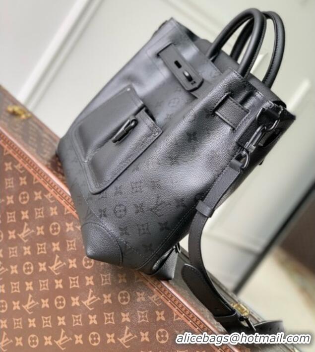 Grade Promotional Louis Vuitton Steamer 30 Bag in Black Monogram Midnight Canvas M2A253 2026