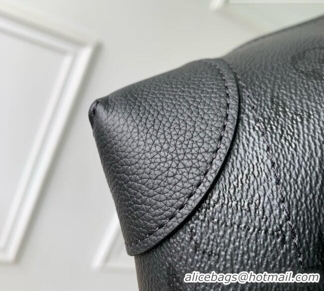 Grade Promotional Louis Vuitton Steamer 30 Bag in Black Monogram Midnight Canvas M2A253 2026