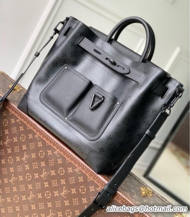 Grade Promotional Louis Vuitton Steamer 30 Bag in Black Monogram Midnight Canvas M2A253 2026