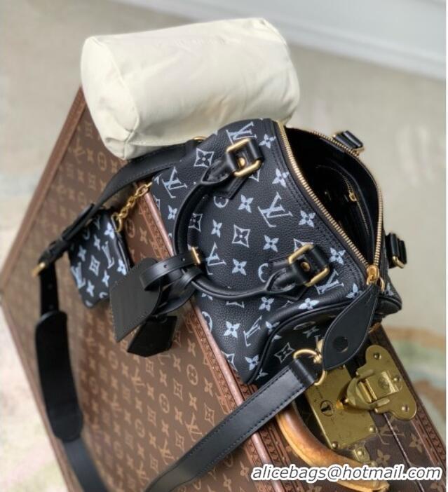 Promotional Louis Vuitton Speedy P9 Bandoulière 20 Bag in Black Calfskin Leather M28186 2026