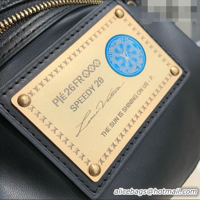 Promotional Louis Vuitton Speedy P9 Bandoulière 20 Bag in Black Calfskin Leather M28186 2026