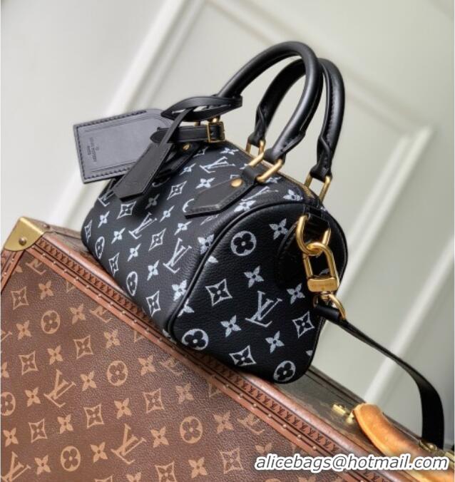 Promotional Louis Vuitton Speedy P9 Bandoulière 20 Bag in Black Calfskin Leather M28186 2026