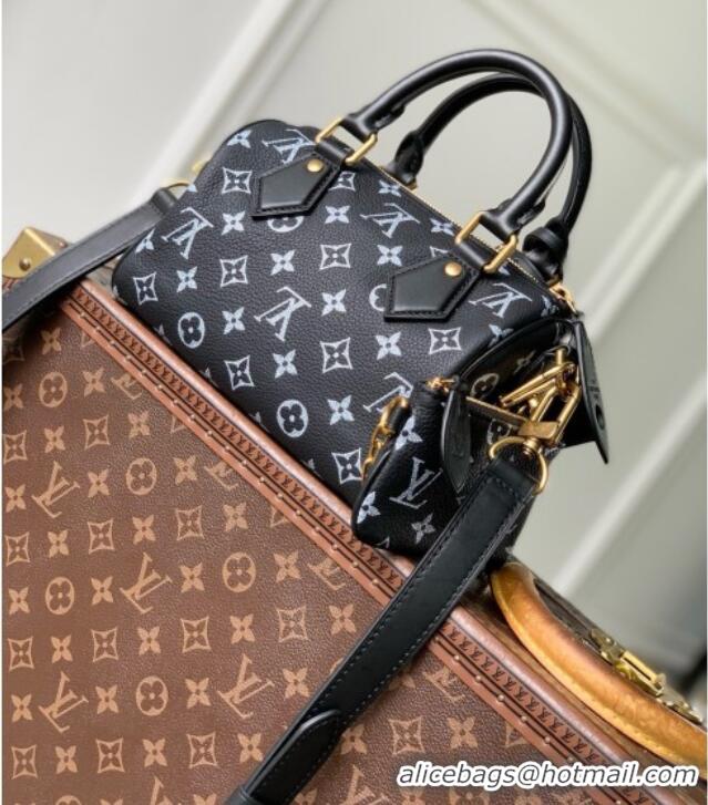 Promotional Louis Vuitton Speedy P9 Bandoulière 20 Bag in Black Calfskin Leather M28186 2026