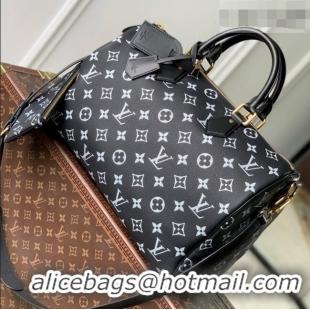 Popular Style Louis Vuitton Speedy P9 Bandoulière 40 Bag in Black Calfskin Leather M24417 2026