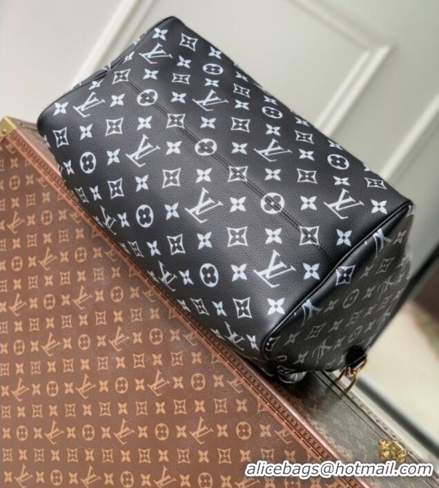 Popular Style Louis Vuitton Speedy P9 Bandoulière 40 Bag in Black Calfskin Leather M24417 2026