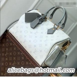 Top Design Louis Vuitton Speedy P9 Bandoulière 30 Bag in White Calf Leather M13904 2026