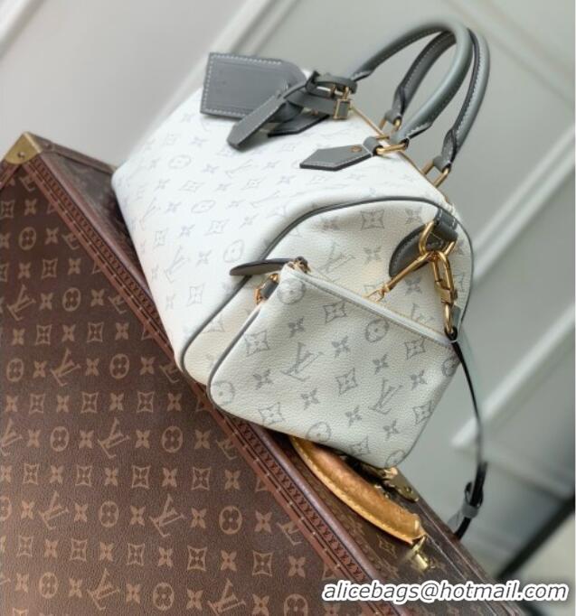Top Design Louis Vuitton Speedy P9 Bandoulière 30 Bag in White Calf Leather M13904 2026
