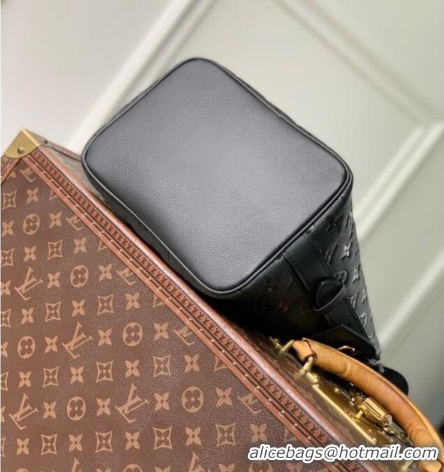 Top Quality Louis Vuitton All In MM Bag in Black Embossed Grained Cowhide Leather M29090 2026