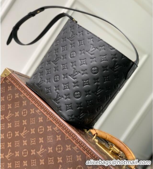 Top Quality Louis Vuitton All In MM Bag in Black Embossed Grained Cowhide Leather M29090 2026