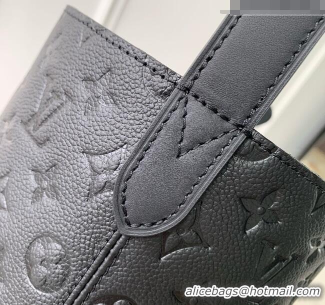 Top Quality Louis Vuitton All In MM Bag in Black Embossed Grained Cowhide Leather M29090 2026