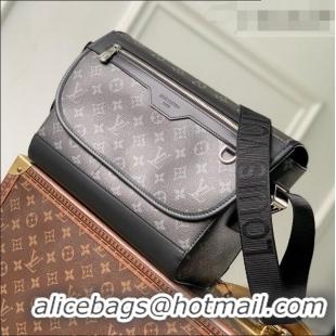 Classic Discount Louis Vuitton Courrier Messenger in Black Monogram Eclipse Canvas M28630 2026