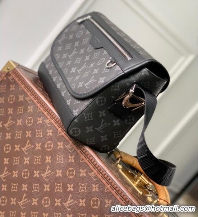 Classic Discount Louis Vuitton Courrier Messenger in Black Monogram Eclipse Canvas M28630 2026