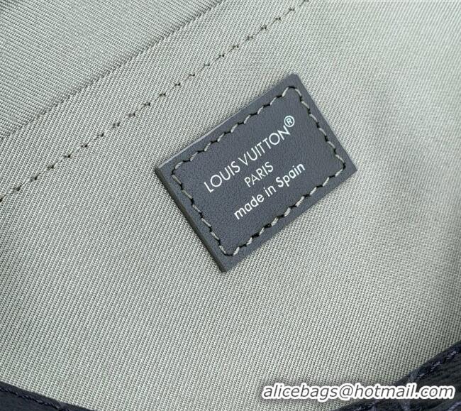 Well Crafted Louis Vuitton Courrier Messenger in Monogram Eclipse Canvas M28629 Black/Green 2026