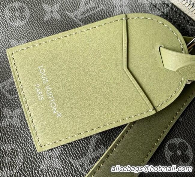 Top Quality Louis Vuitton Keepall Bandoulière 50 Bag in Monogram Eclipse Canvas M28844 Black/Khaki Green 2026