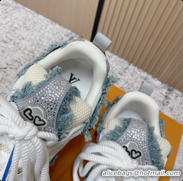 Good Quality Louis Vuitton LV Skate Sneaker in Beige Mix of Materials LV073076 White/Grey 2026