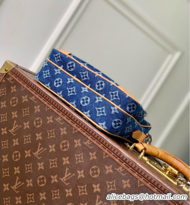 Promotional Louis Vuitton Nil Bag in Blue Monogram Flowers Denim M27533 2026