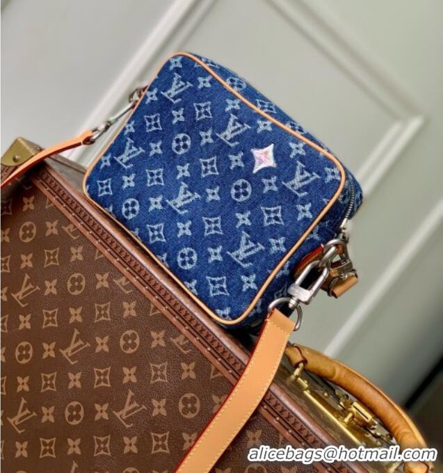 Promotional Louis Vuitton Nil Bag in Blue Monogram Flowers Denim M27533 2026